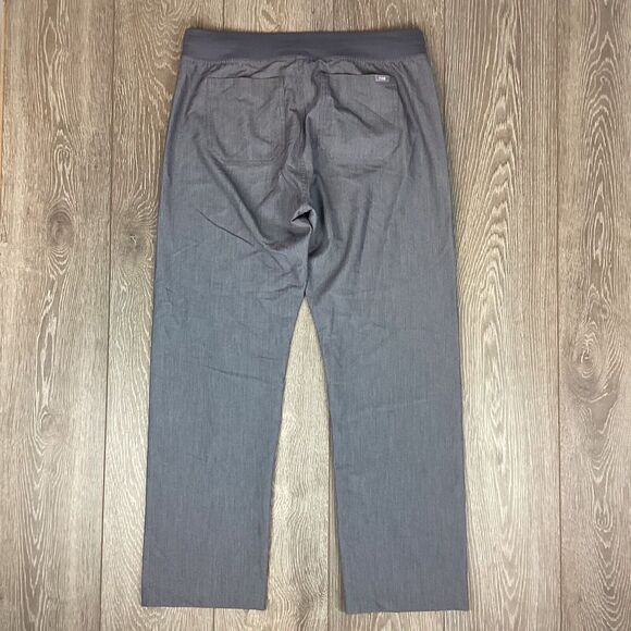 FIGS Pants Scrubs Gray L Medical Nurse‎ Drawstring Straight Doctor - Picture 4 of 7